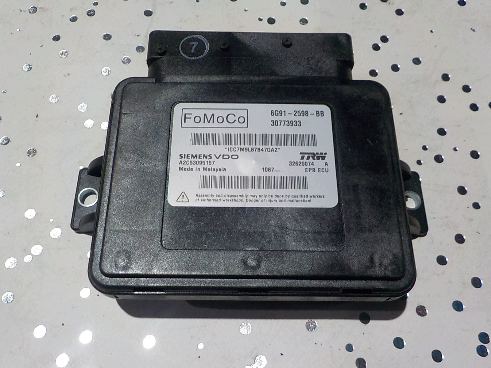 FORD S-MAX et unité commande confort 6G91-2598-BB 30773933