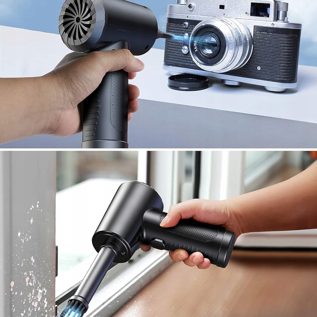 MINI VACUUM CLEANER NA COMPUTER KEYBOARD BLOWER ODKURZACZ 3W1 ZESTAW Model ODKURZACZ RECZNY