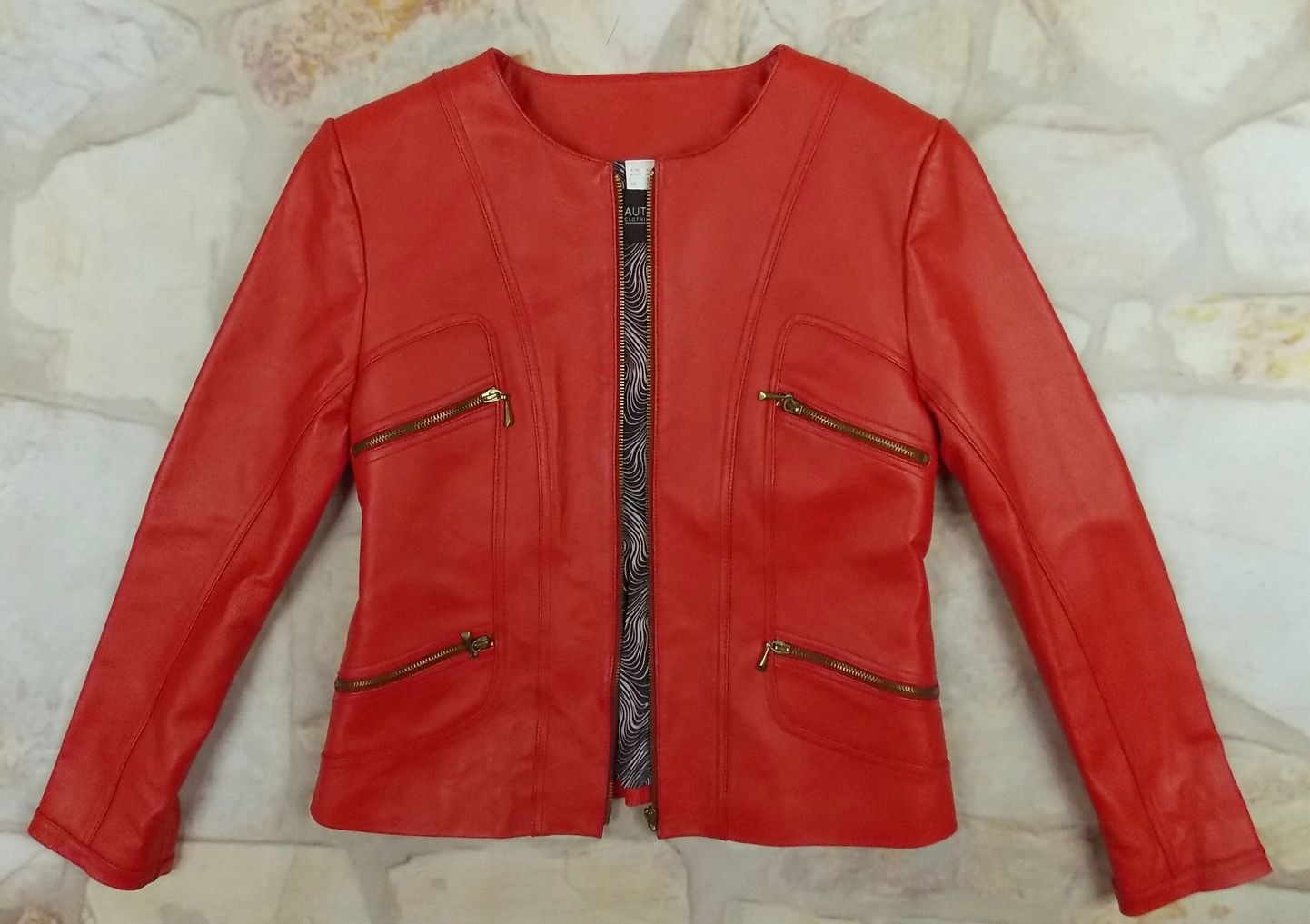 Authentic kurtka skórzana ramoneska 42 Rozmiar 42