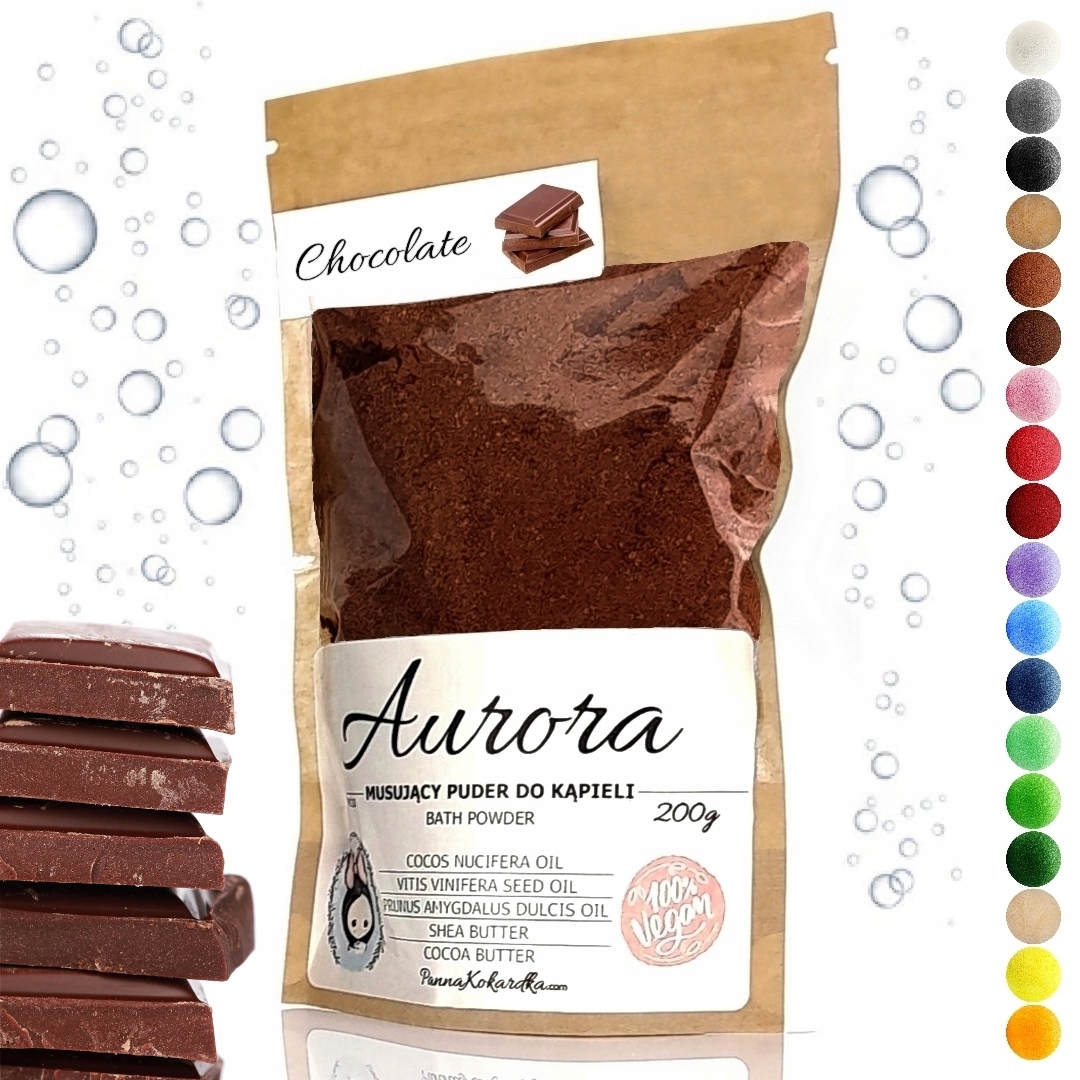 

PK10F Kąpiel Czekoladowa Czekolada sól Puder spa