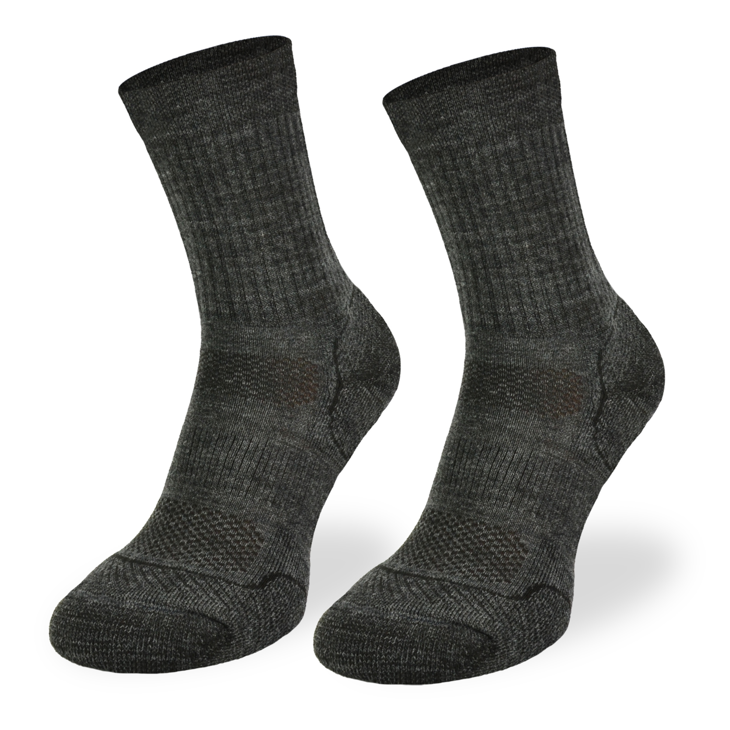 Ponožky TRE7 tmavo šedá 50% merino + Climayarn