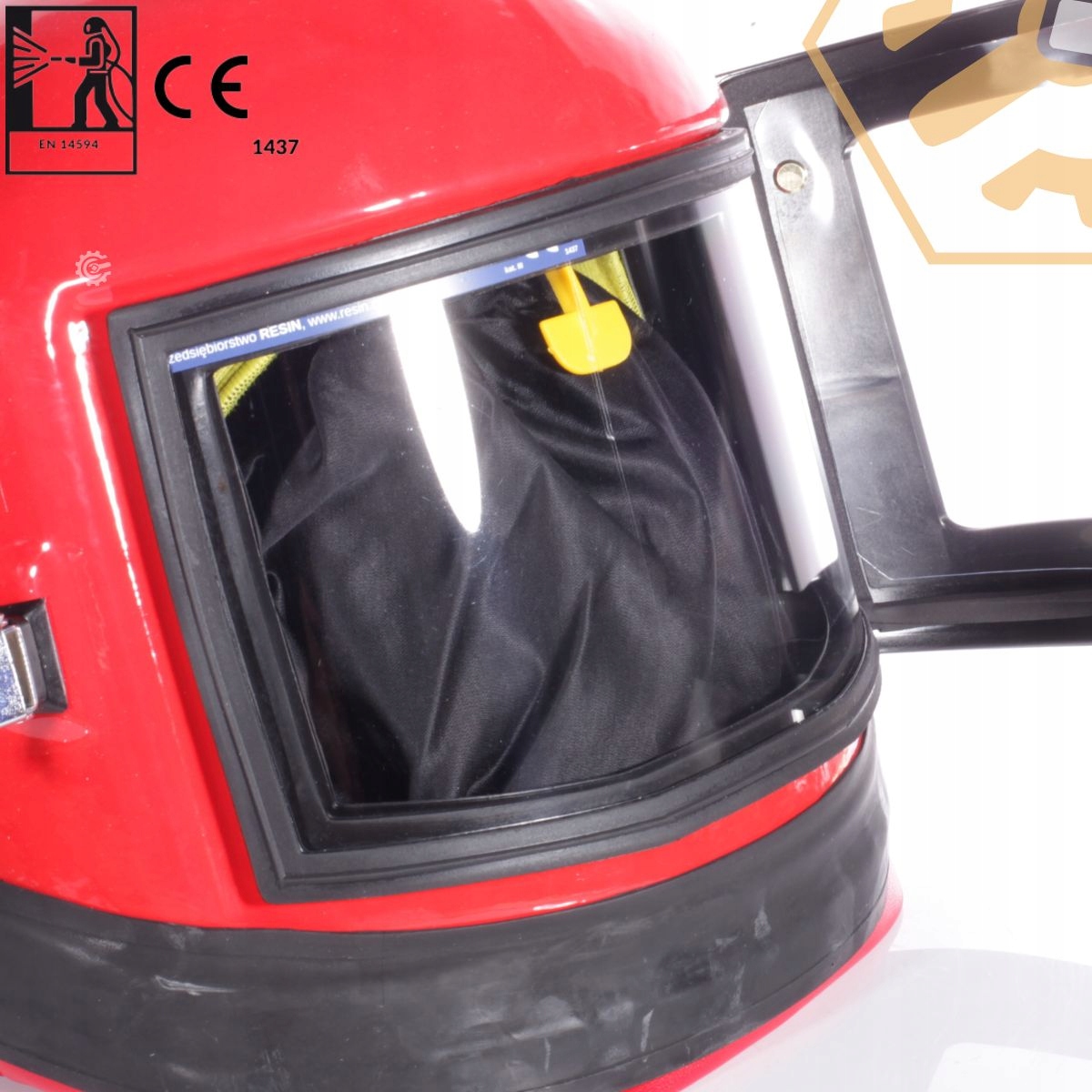 hełm do piaskowania RES-4G ochronny z fartuchem do piaskarki śrutowania Rodzaj inna