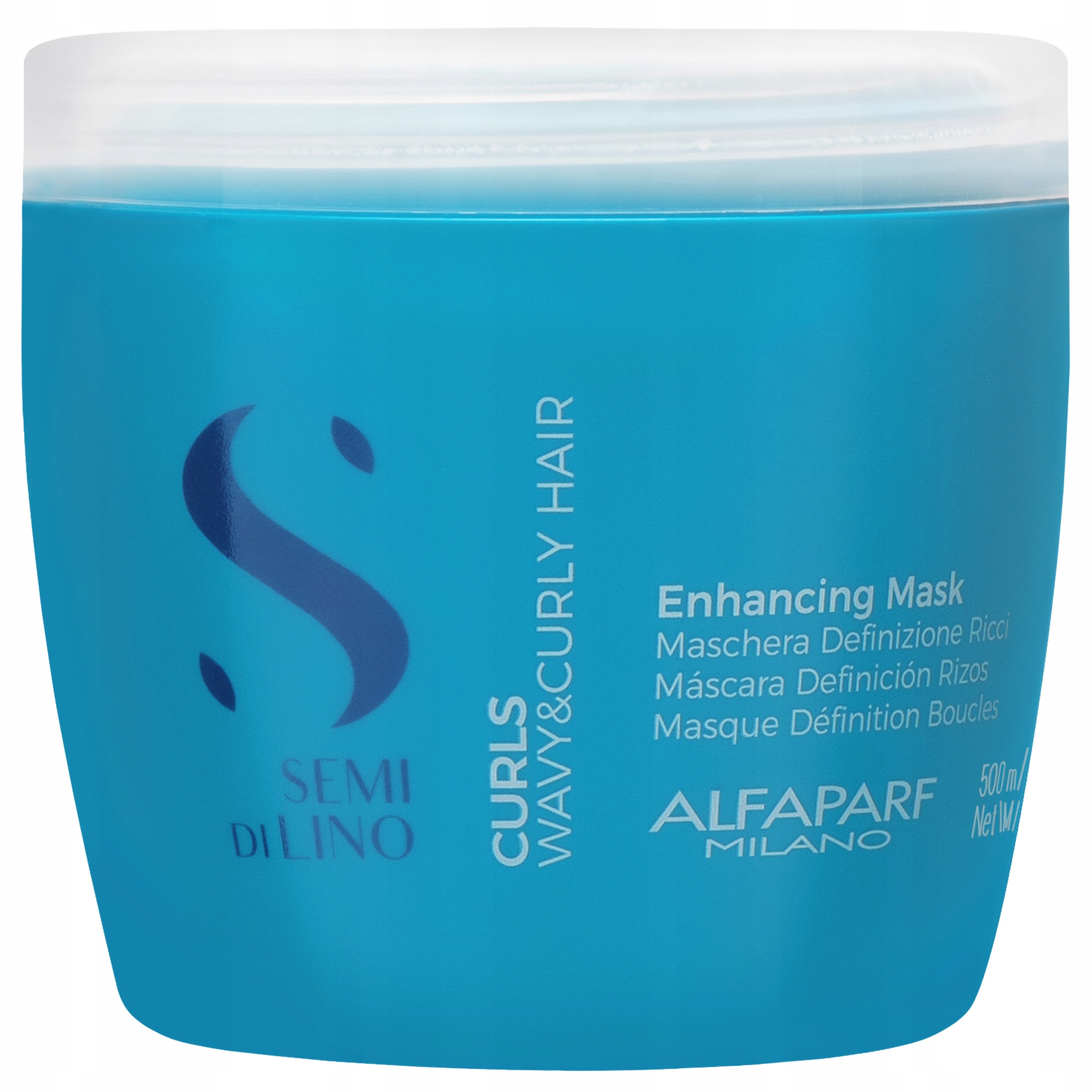Alfaparf Semi di Lino Enhancing Mask pro kudrnaté a vlnité vlasy 500 ml
