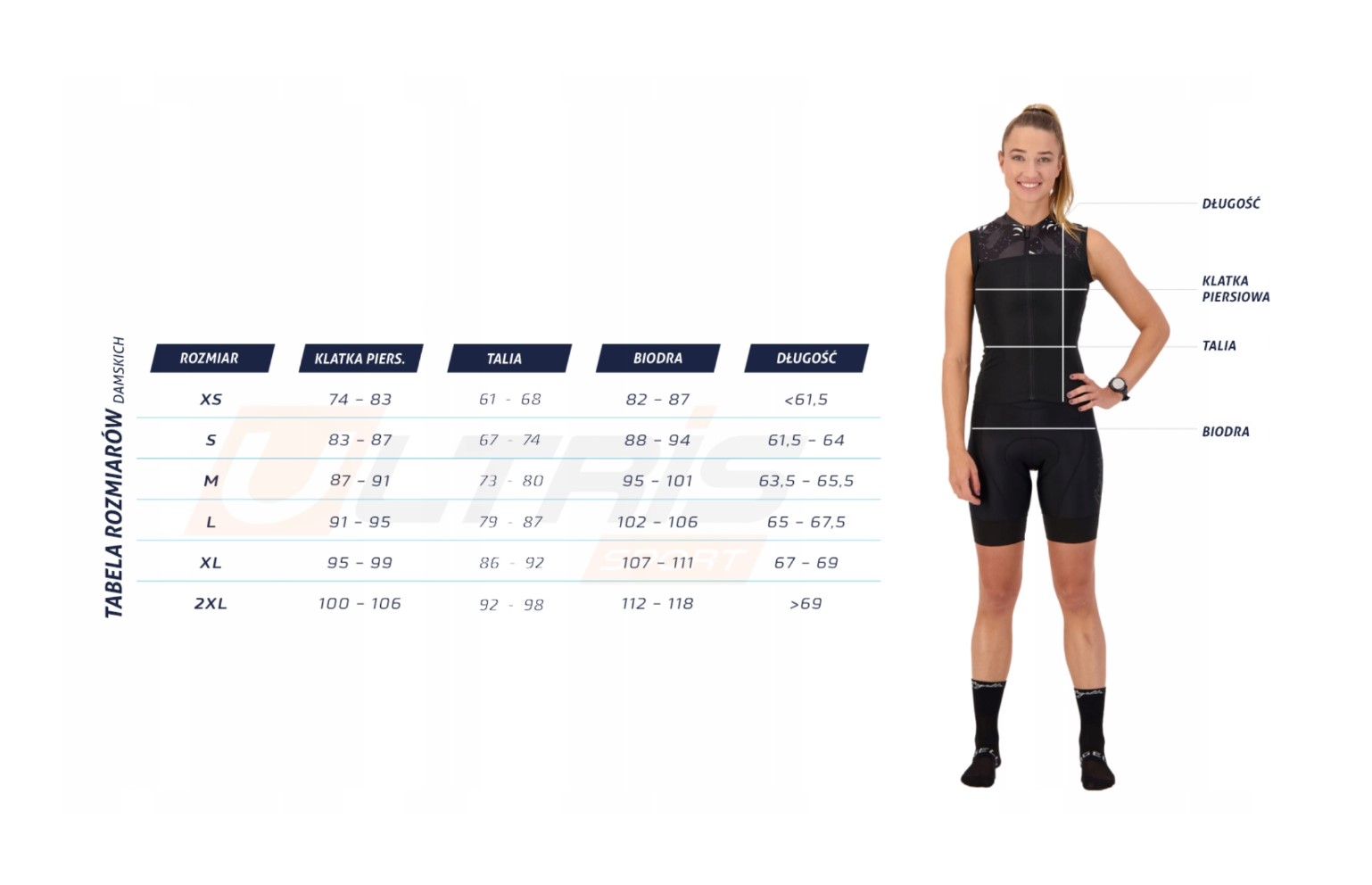 Rogelli MODESTA - damska koszulka rowerowa Rozmiar S