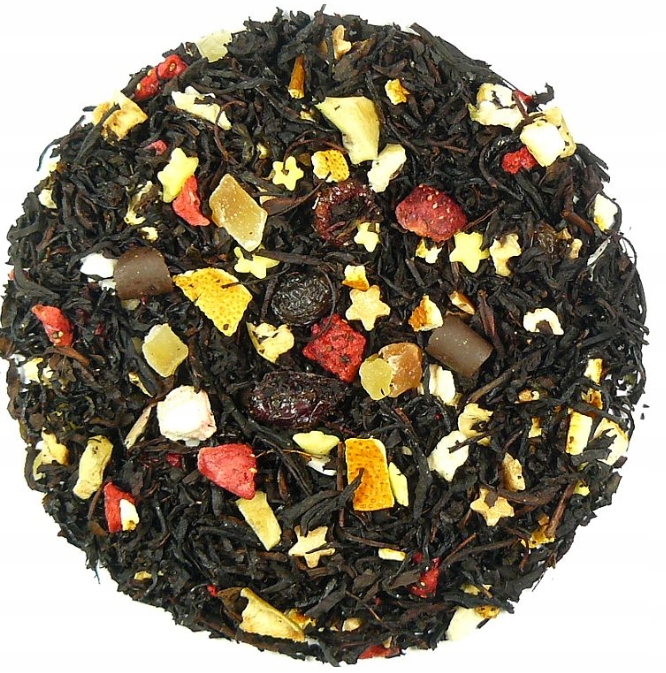 Levně Čaj černý Yunnan Vánoční list pro Mikuláše Čokoláda jahoda 1 kg