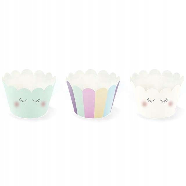 

papilotki do muffinek Jednorożec na Urodziny 6szt