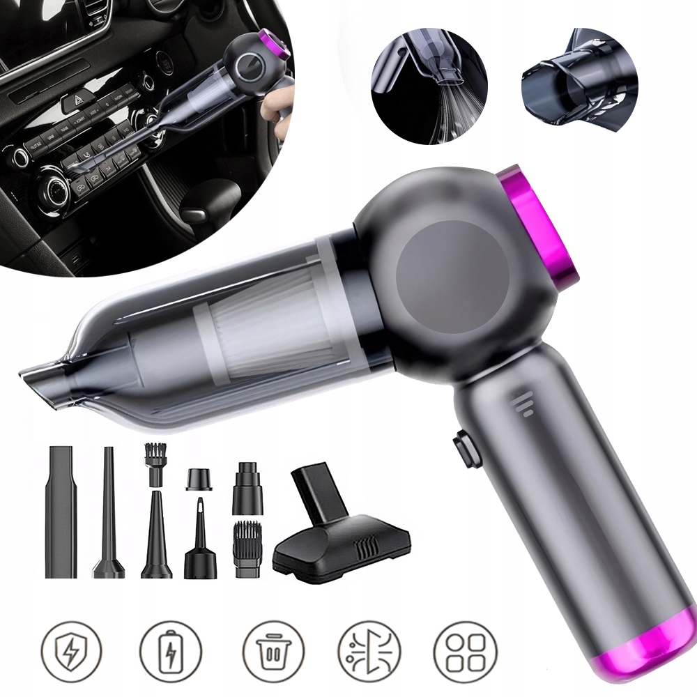 Bezdrátový Vysavač Ruční Vysavač do auta Mini Vysavač Výkonný
