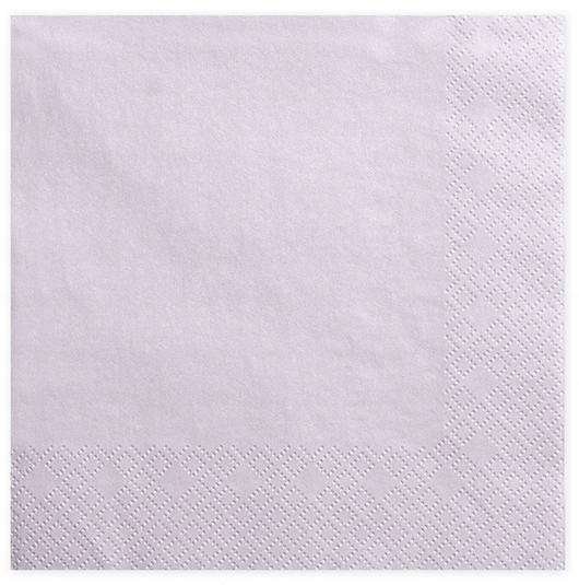 SERWETKI 20S Sztuk 33x33CM WESELE KOMUNIA WRZOS