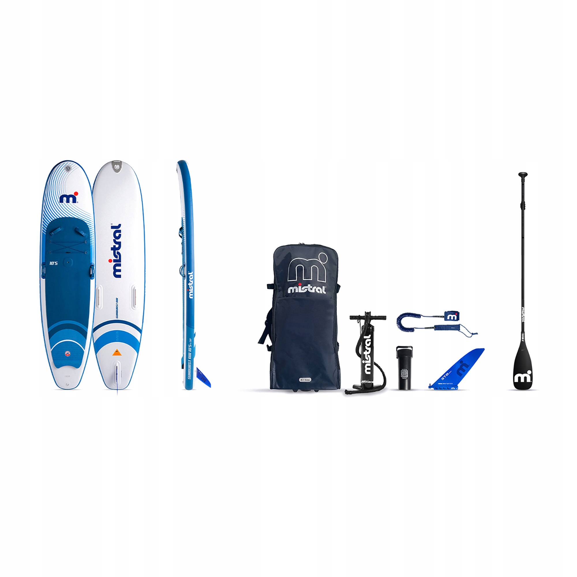 Deska Sup Mistral Sunburst Air 10'5 blue/white 10'5