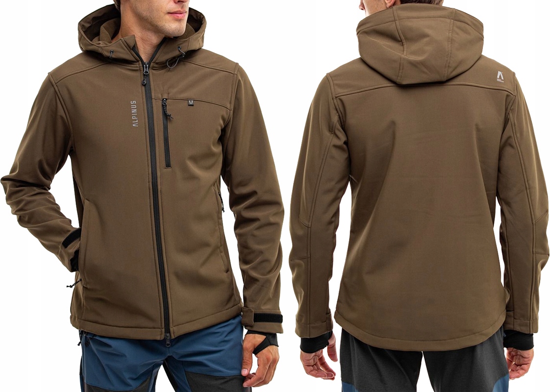 Alpinus Kurtka Męska Softshell Wodoodporna Membrana Rozm. XXL