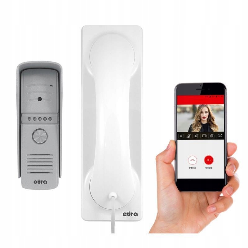 Rodinný Videovrátnik Eura Proxima VDP-50A3 biely WiFi