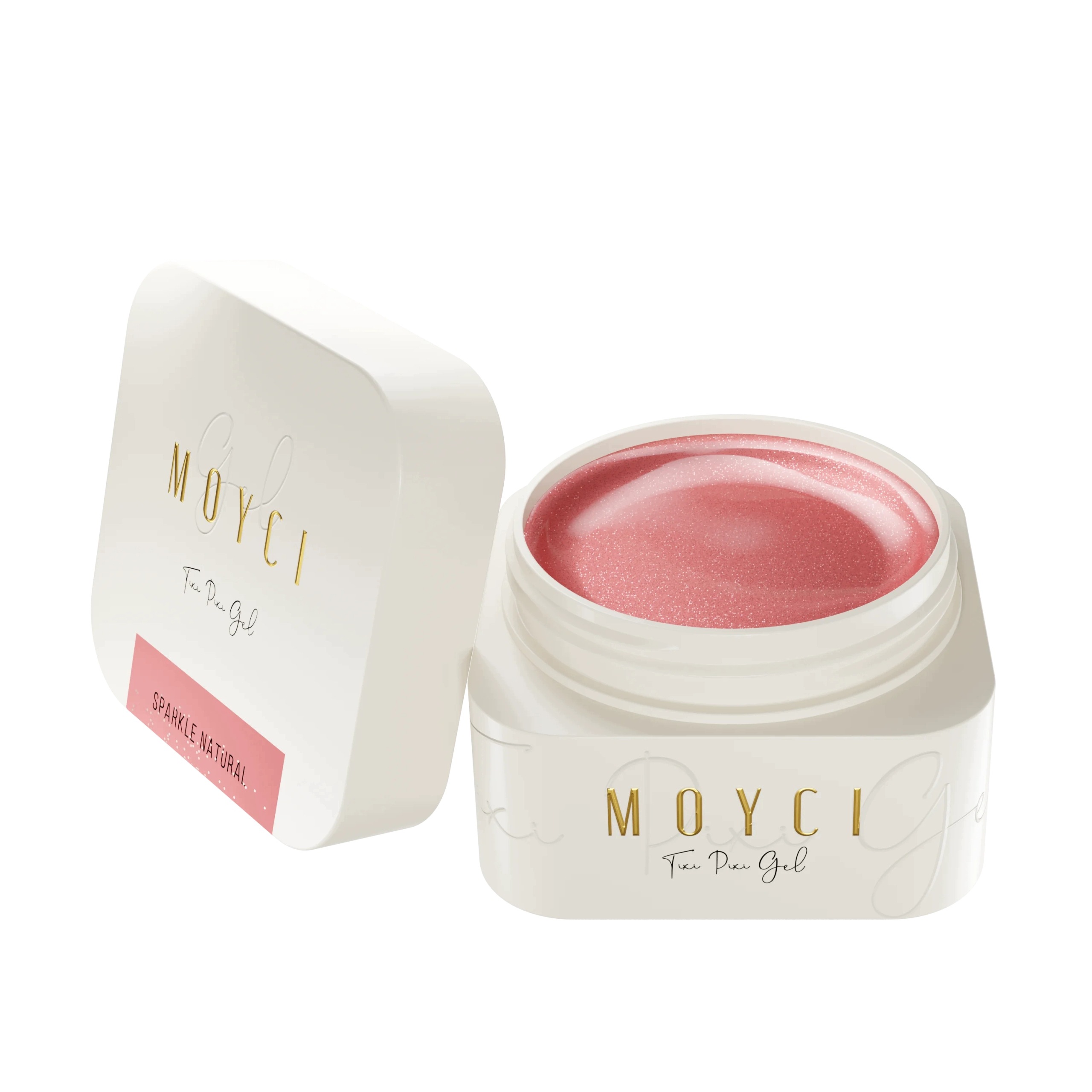 Stavební gel Moyci Tixi Pixi Gel Sparkle Natural 30 ml