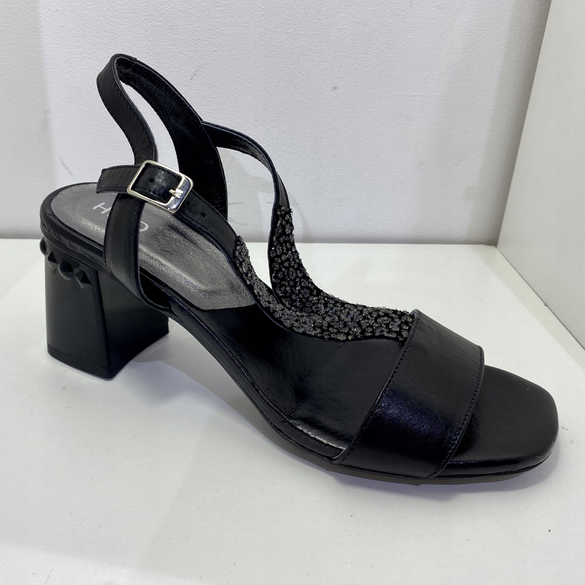 Dámské sandály Higo kůže Roma 2 černé 40, černá