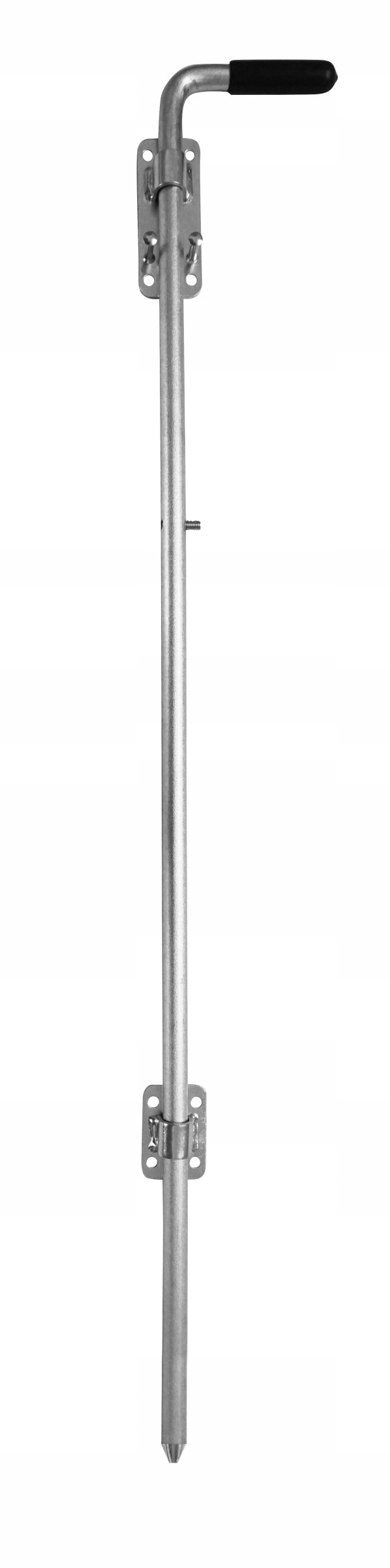 RYGIEL DO DRZWI BRAMY FURTKI ZASUWA STALOWA 800 MM PODSTAWA DZIELONA OCYNK