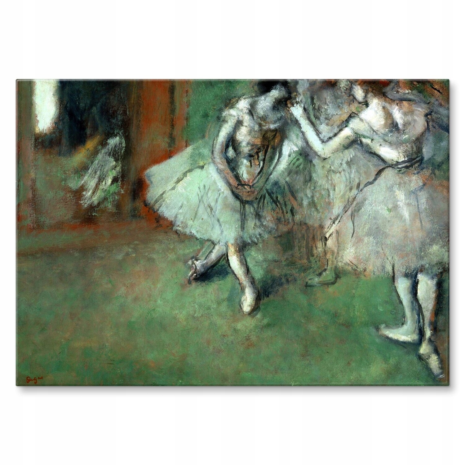 Kovový plakát A Group of Dancers Degas Dárek 30 x 42 cm