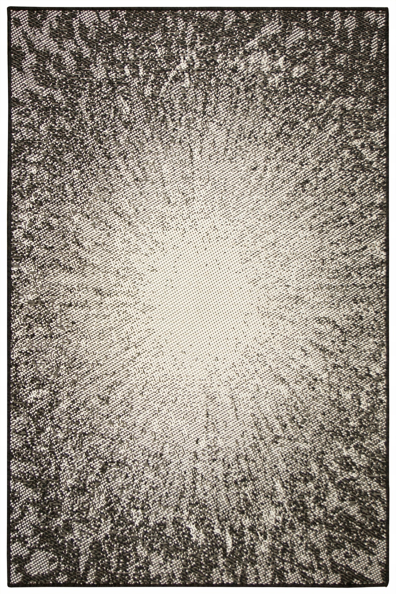 200x290 cm Ozdobny Dywan Sizalowy W Antracyt Krem