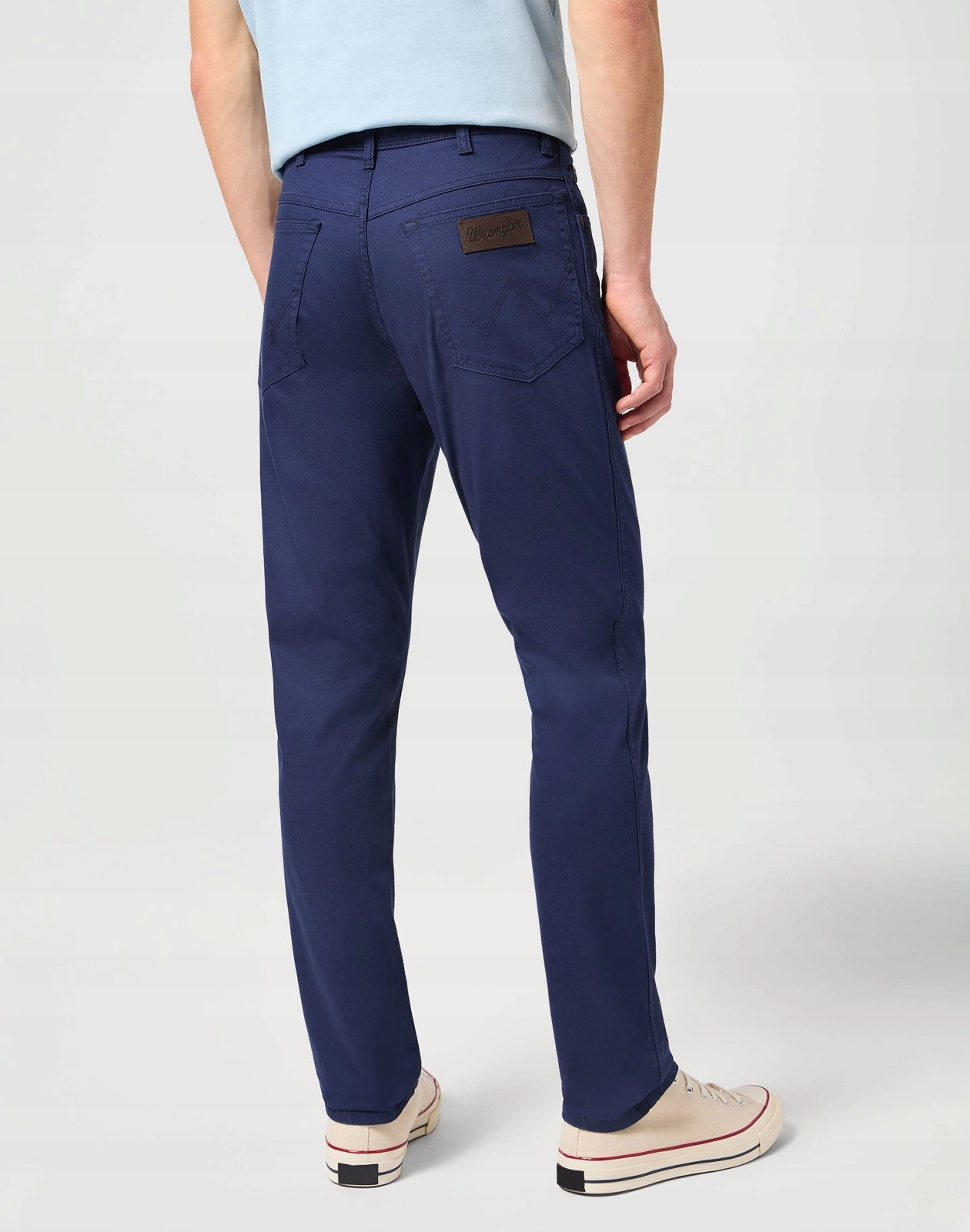Pánské zúžené kalhoty Wrangler Texas Slim Dark Navy 112352831 38/34