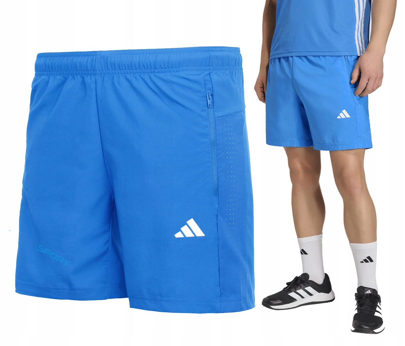 Adidas Męskie Spodenki Treningowe Climacool Przewiewne Oddychające r. 3XL