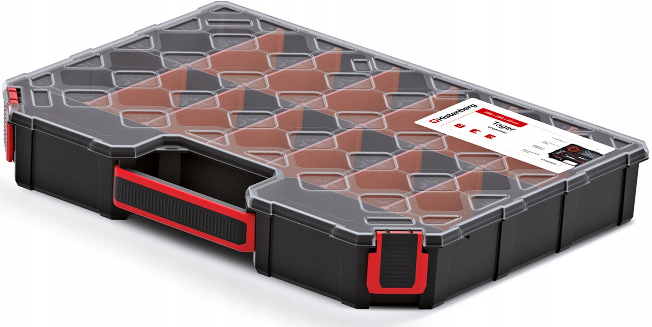 Skrzynka narzędziowa organizer pojemnik 39x29