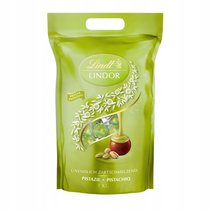 Lindt Lindor pistachio praliny pralinki pistacjowe z czekolady mlecznej 1kg