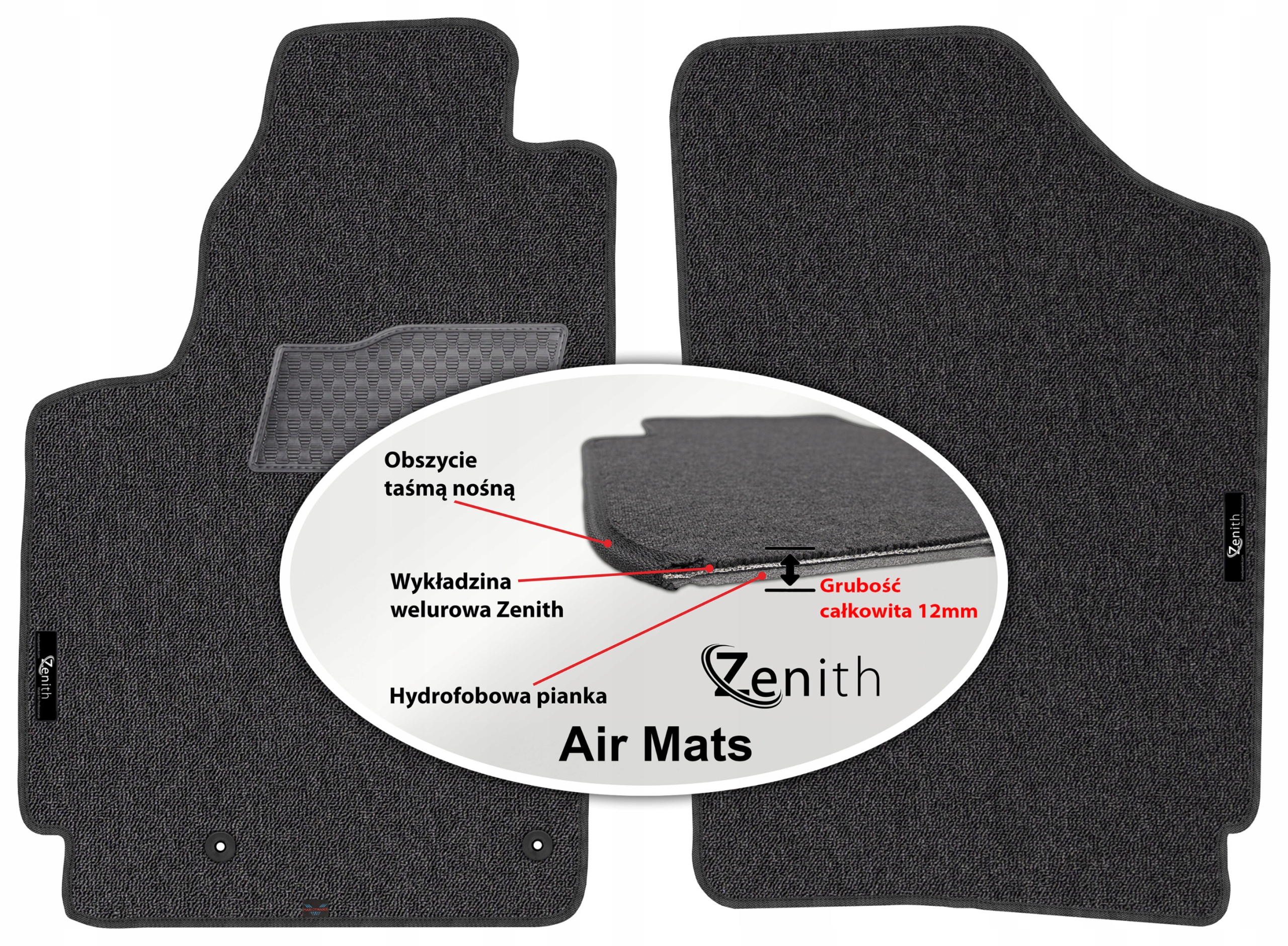 Peugeot Partner I 2os 05-08 Velurové koberce do auta Zenith Air Mats