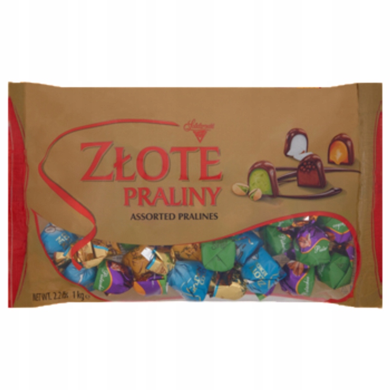 Levně Solidarność Zlaté Pralinky Čokolády s krémy 1 kg