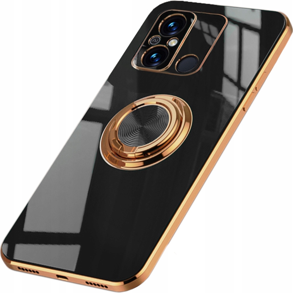 

Etui Glamour Ring Szkło do Xiaomi Redmi 12C