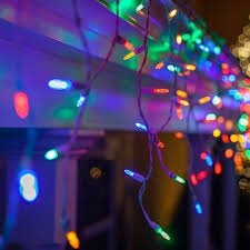 

Kurtyna-sople 200 Led Kolorowe Błysk Zimno Biały