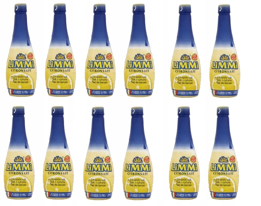12x 500ml LIMMI sok z cytryn sycylijskich Zgrzewka