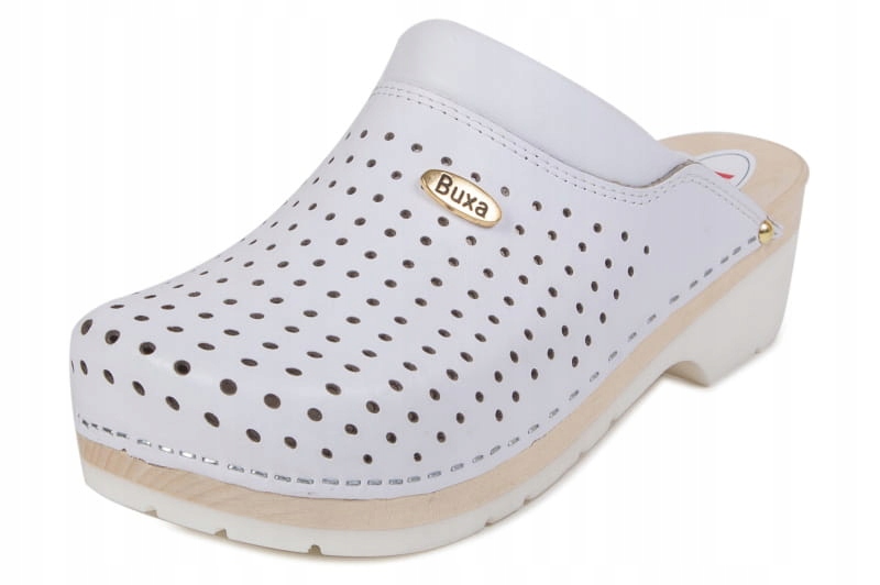 

Męskie Obuwie medyczne Drewniaki Buxa FPU11 biał44