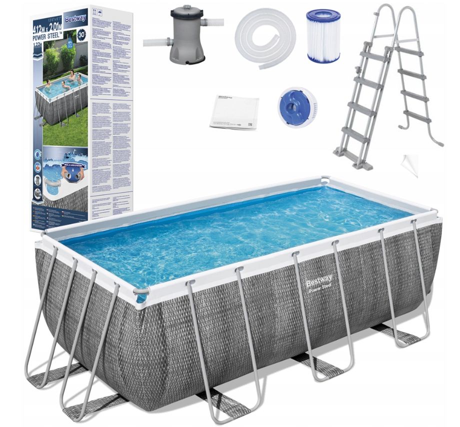 

Basen Stelażowy 412x201x122cm Bestway 56722 * 10w1