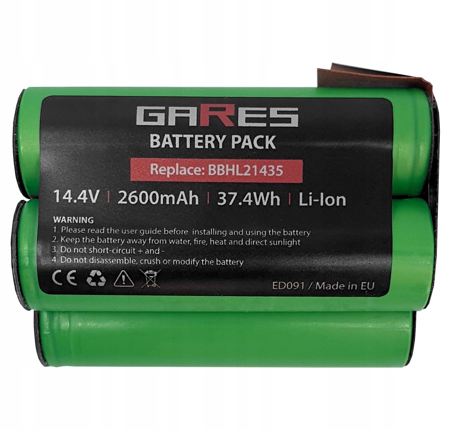 Bateria Akumulator do Bosch BBHL21435 BBHF214G BBHF214R BBH2P14 14,4V 2,6Ah Producent Gares