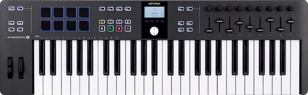 Arturia KeyLAB Essential 49 MK3 Black - kontroler MIDI