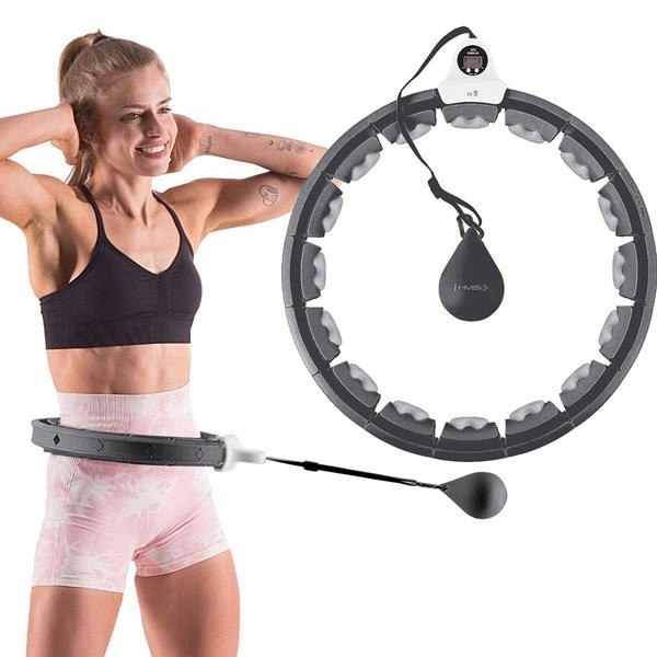 HHW06 Hula Hoop Černý S Oříšky A Závaží Počítadlo Hms