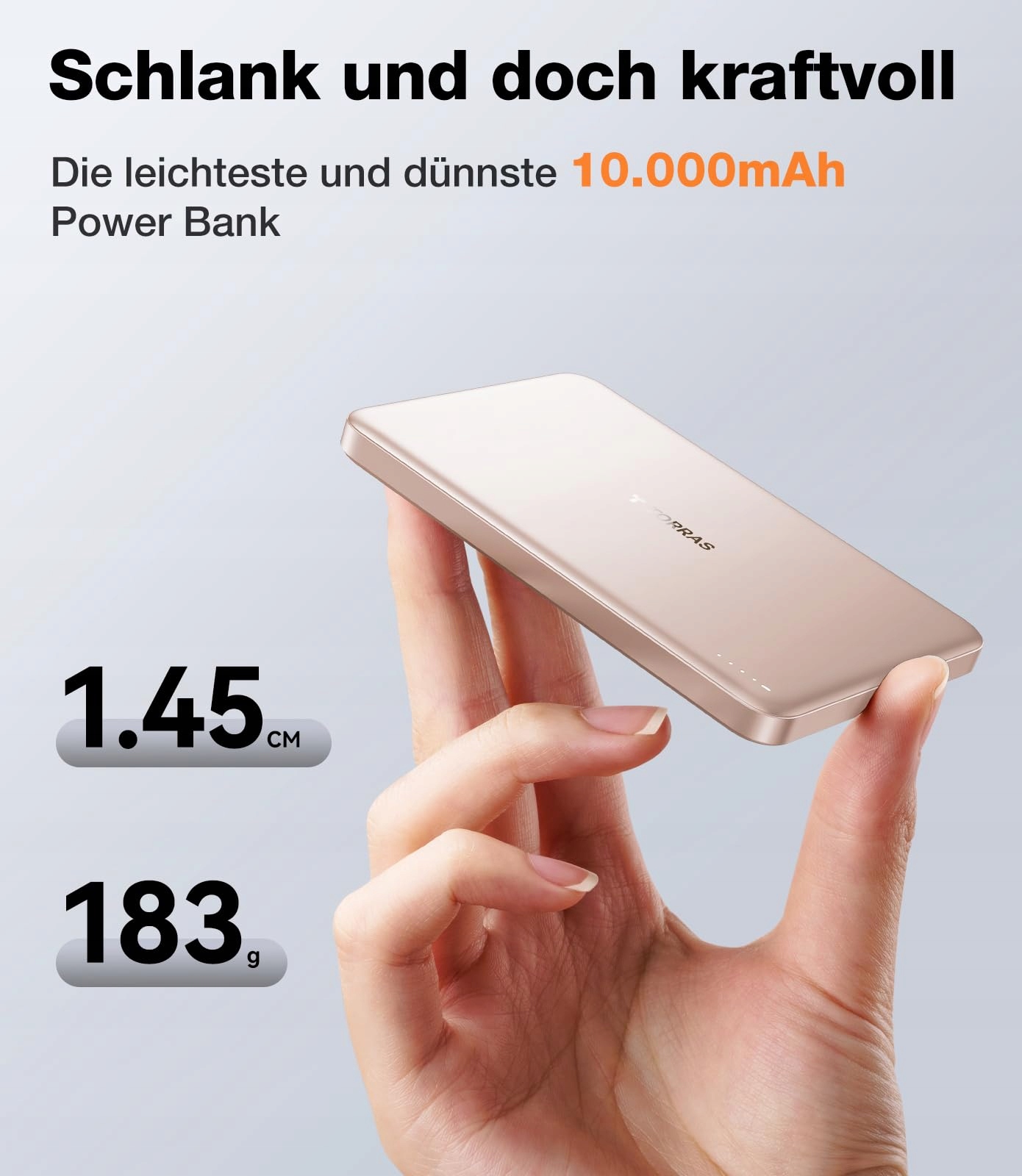 TORRAS MiniMag Powerbank Bezprzewodowy 10000mAh USB-C iPhone 16/15/14/13/12 — miniatura 4