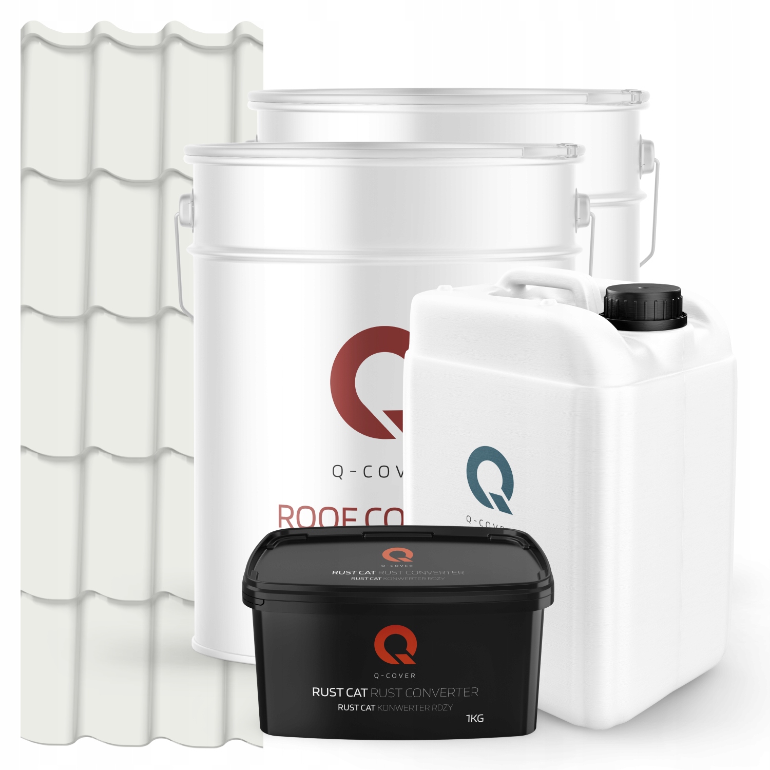 Farba Na Kovovú Strechu Súprava Biela Signálová Ral 9003 74 m2 Polomatná