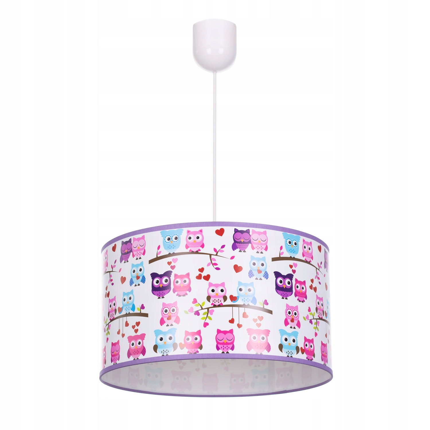 

Lampa wisząca sufitowa żyrandol abażur Małe Sowy