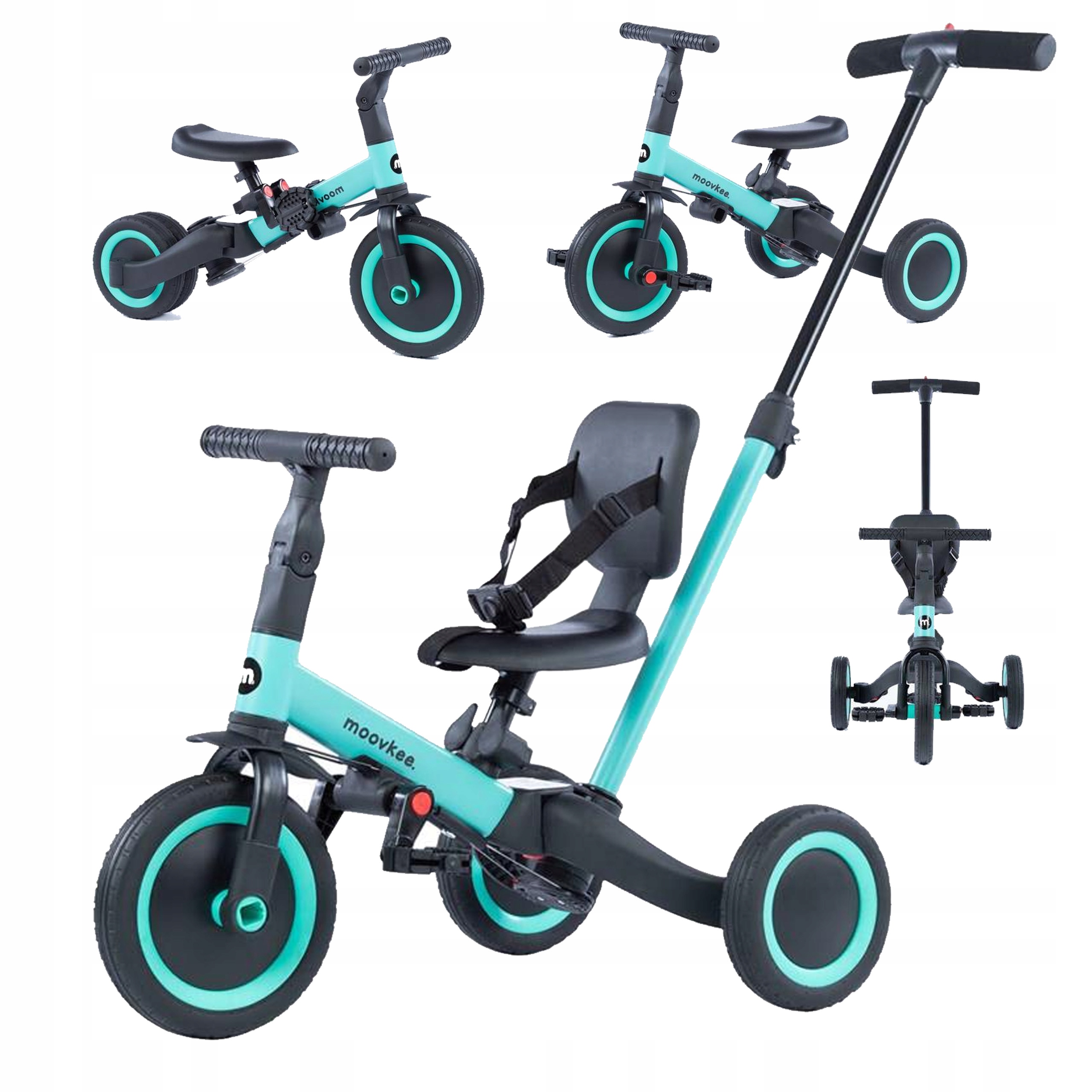 Rower trójkołowy biegowy dla Dzieci Niebieski Moovkee