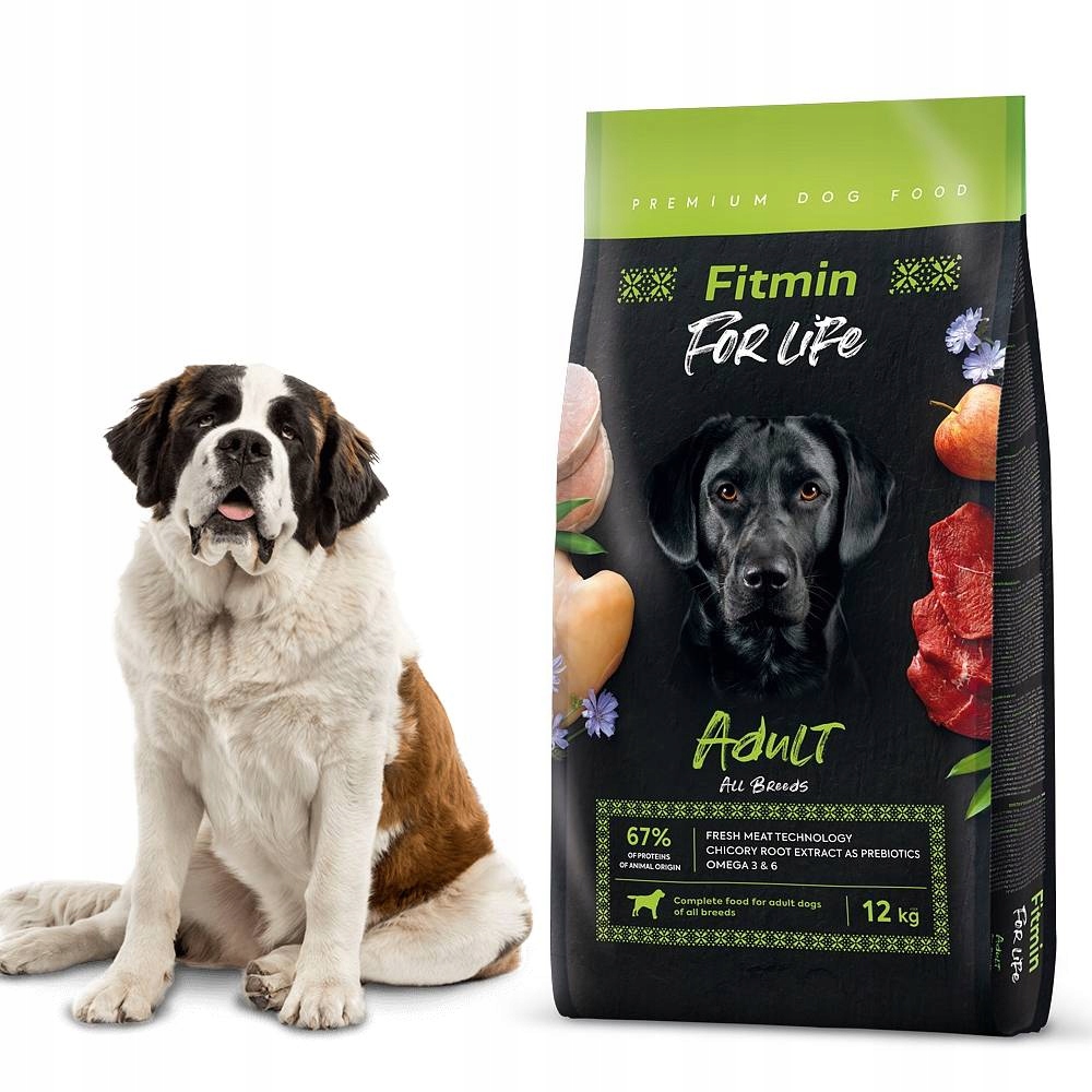 Levně Fitmin Adult for Life Suché krmivo pro psa 12 kg