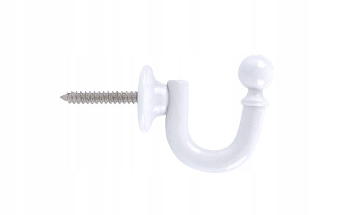 

Uchwyt Haczyk Do Firan I Zasłon 45MM Biały