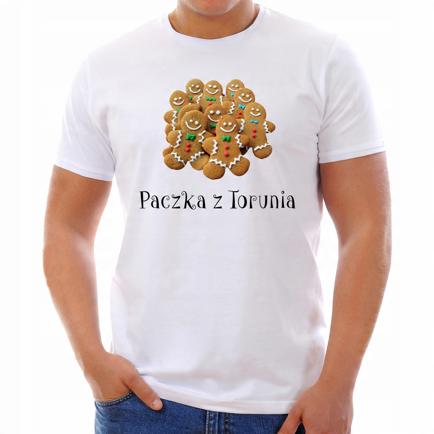 

Koszulka Paczka z Torunia (M):: M,: biały