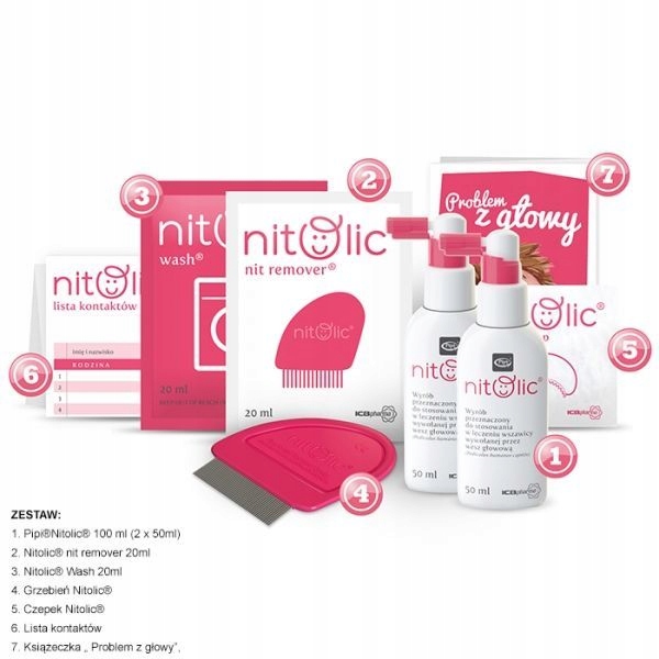 

Pipi Nitolic Zestaw przeciw wszawicy, 100ml