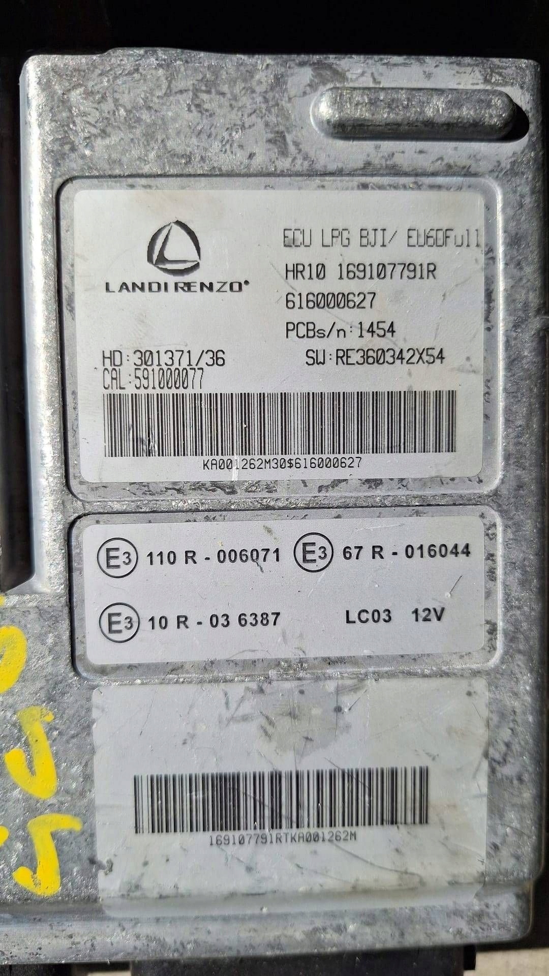 control unit LPG Dacia Sandero III 169107791R as new!
