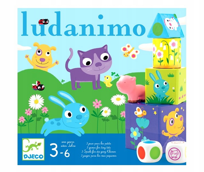 

Djeco Zestaw 3 Gier Ludanimo