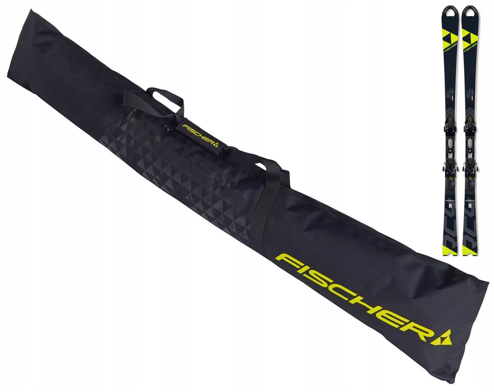 Fischer Pokrowiec Torba Na Narty Zjazdowe Eco Alpine 1 para 160cm