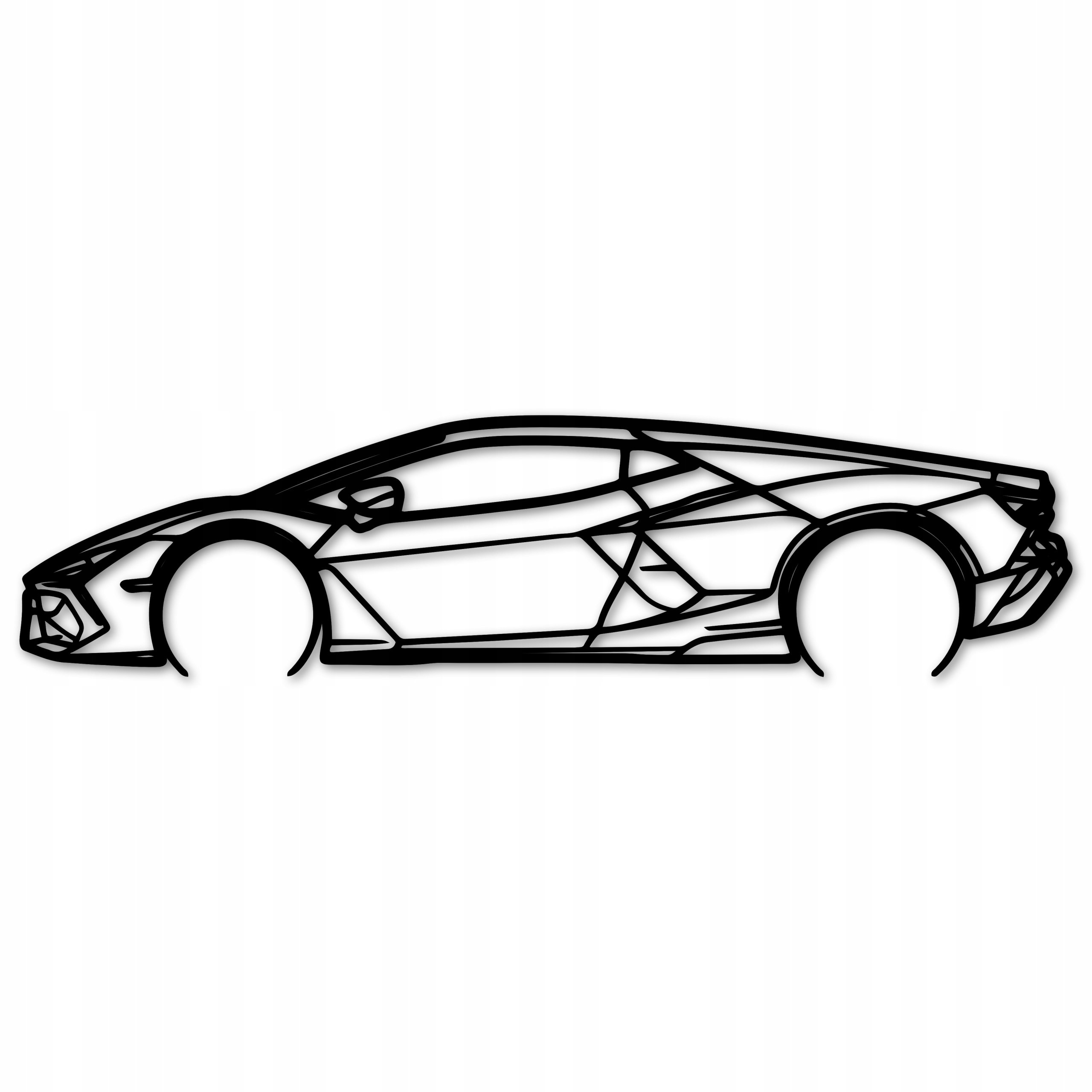Obraz S Autem 80 cm Lamborghini 24 Revoluto Prolamovaný Obraz Na Zeď 3D