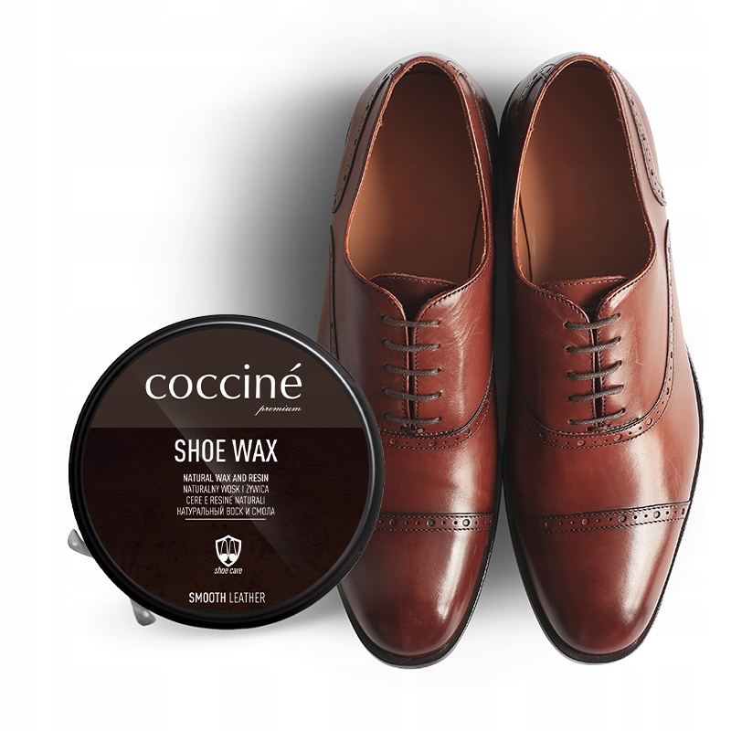 

Brązowa pasta do obuwia Shoe wax Coccine