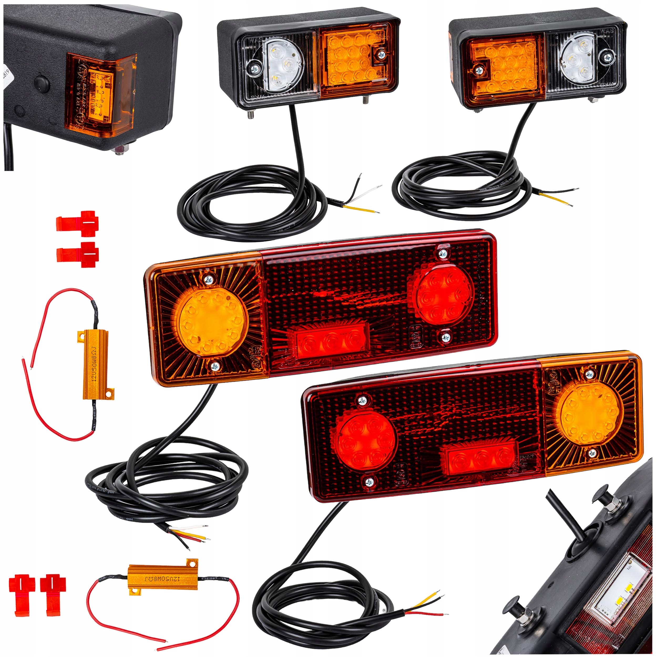 Lampy Ursus C-360 Led přední zadní s podsvícením tabule