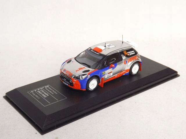 Citroen DS3 Rrc Kubica/Beran Italy 2013 1:43 Altaya