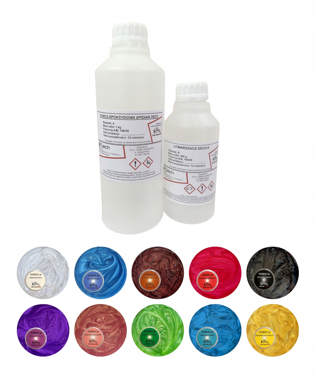 

Żywica odlewnicza do 4cm Epidian Deco 1,3kg+GRATIS